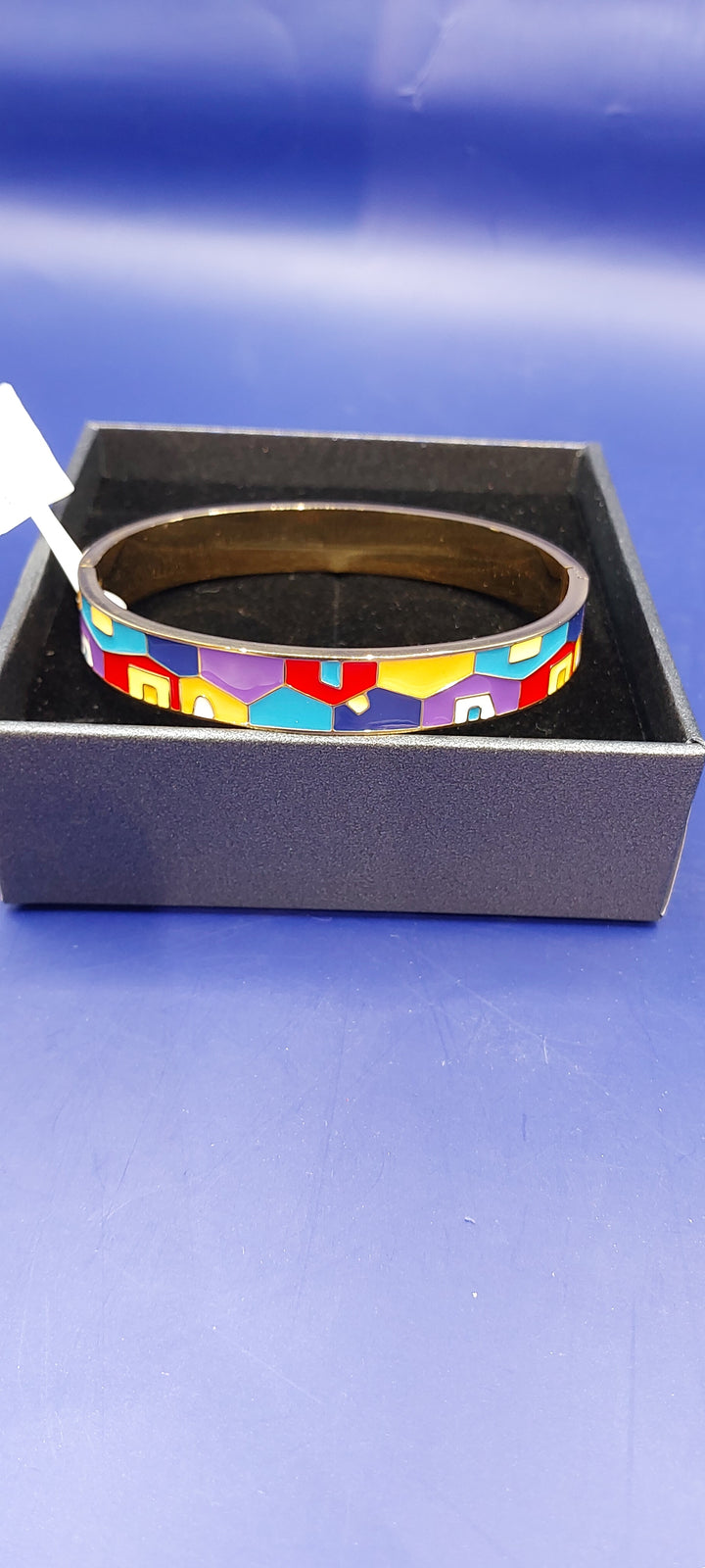 Anita Multicolor Art Deco Enamel Bracelet