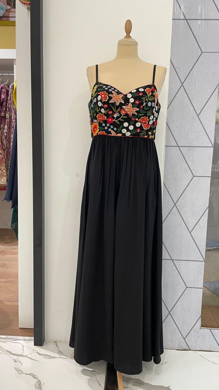 Navya  Black Romantic Gown