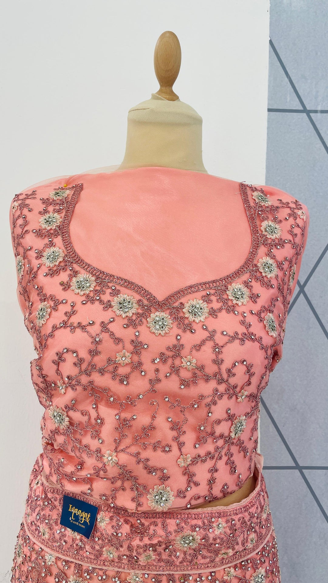 Shagun Blush Pink Lehenga (Unstitched)