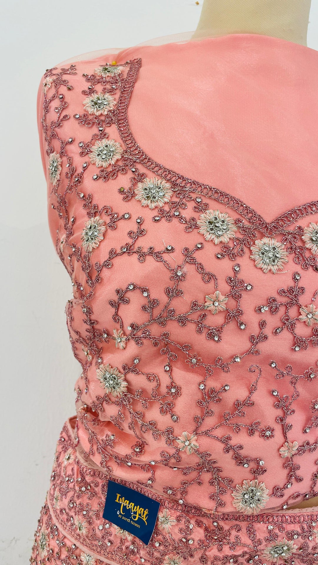 Shagun Blush Pink Lehenga (Unstitched)