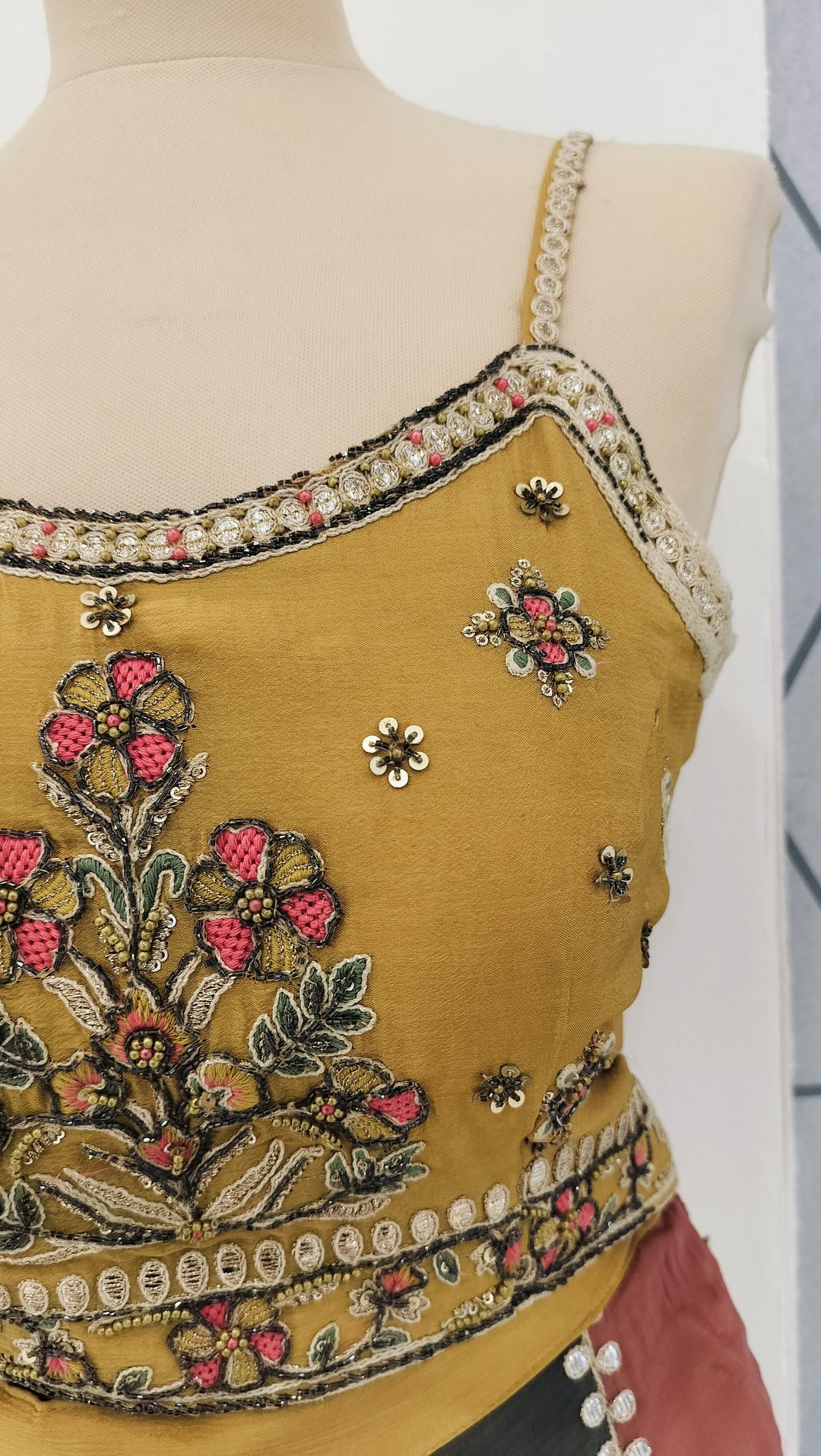 Yellow Sharara With Outer Ready to Wear.