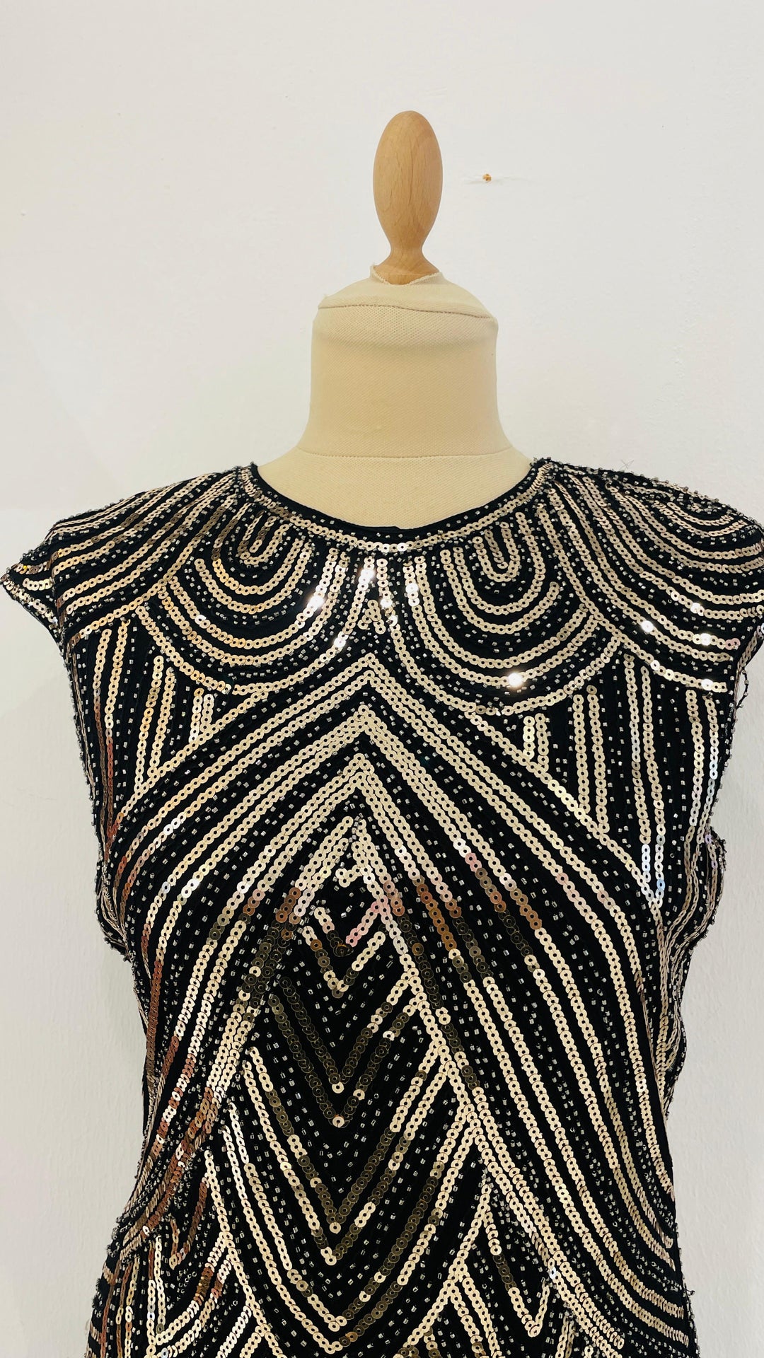 The Black Sequin Dress