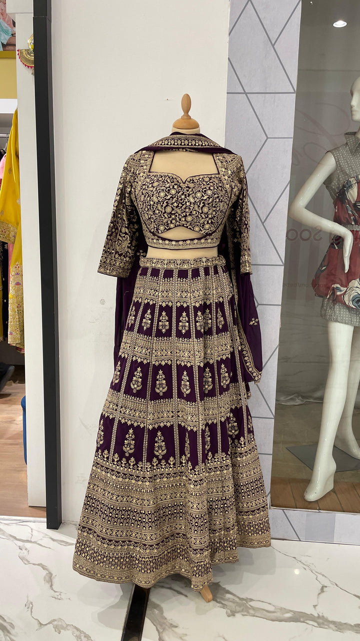 Purple Lehenga (Ready to wear) set