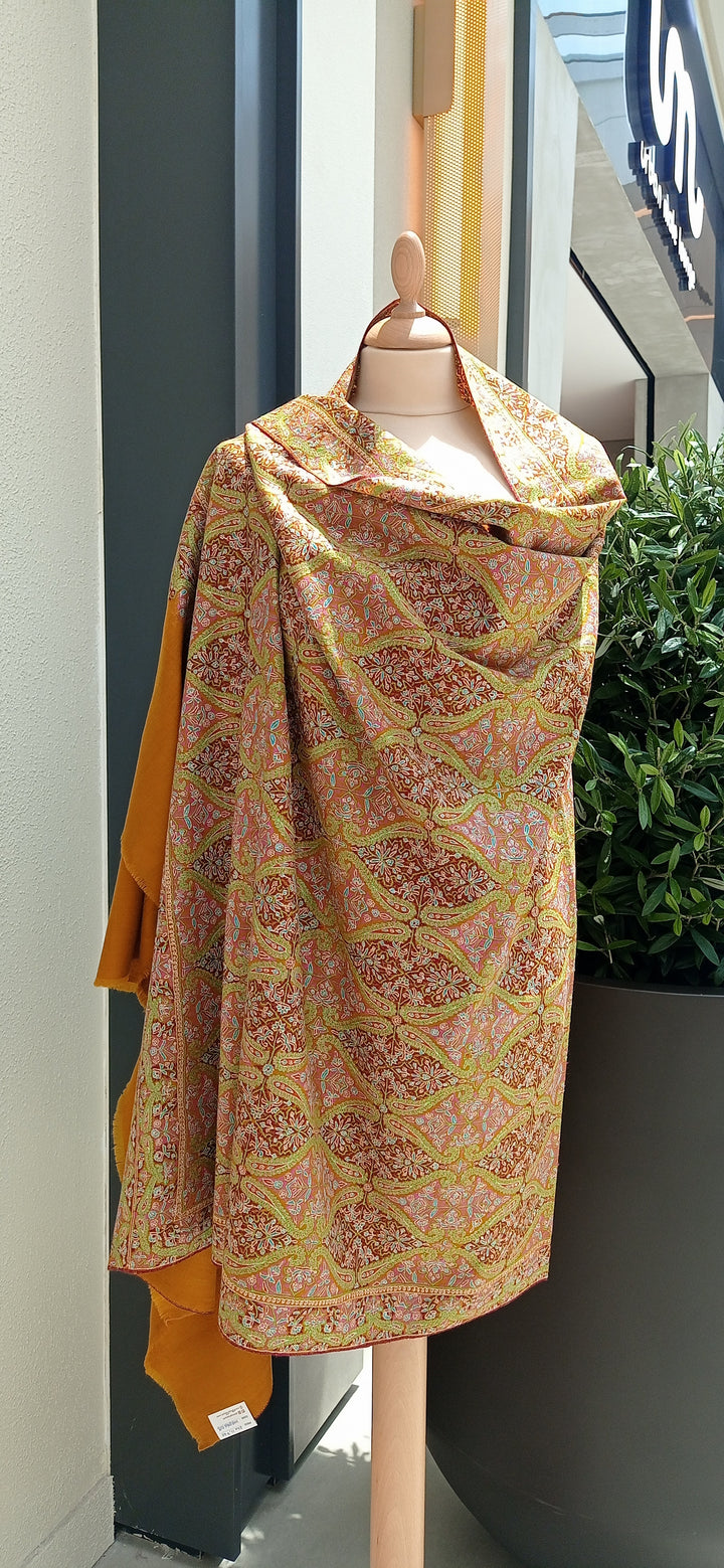 Sheena Mustard Yellow Jamawar (NEW)