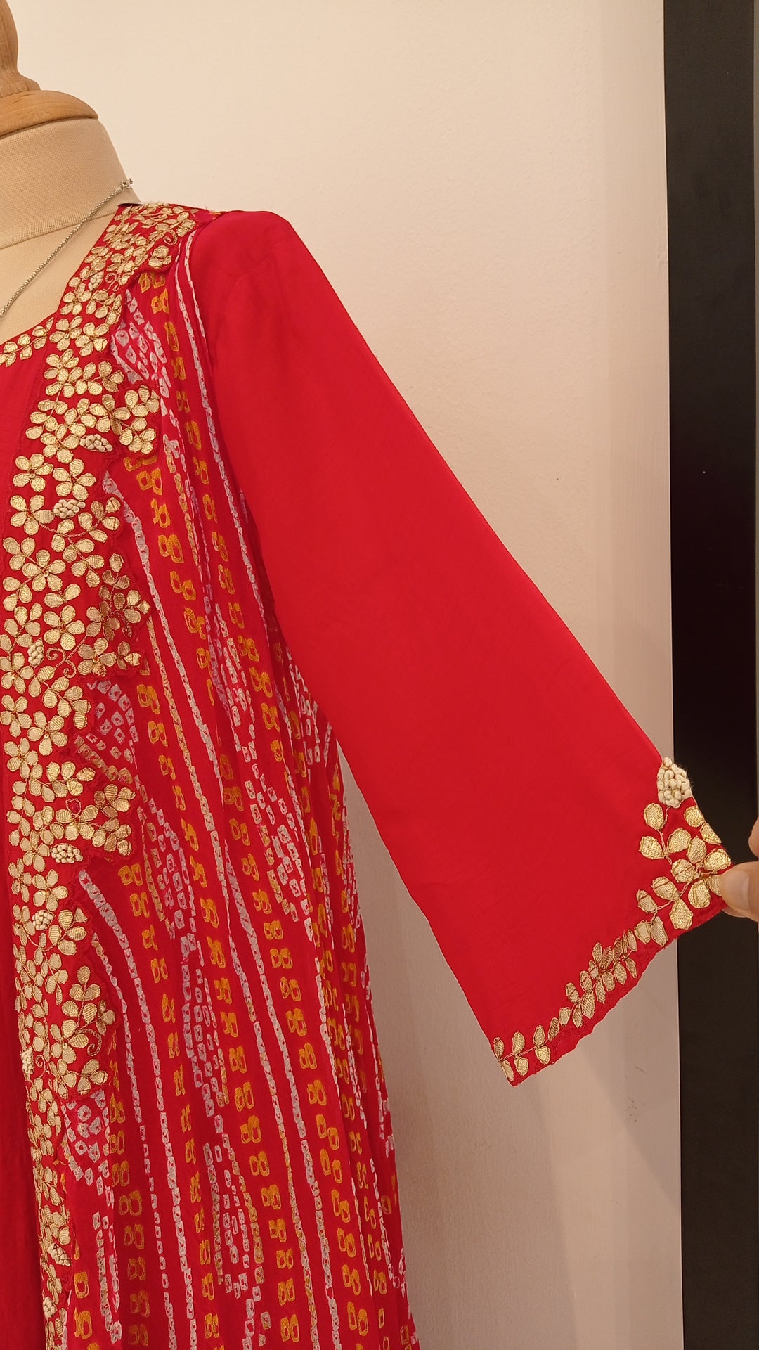 Cherry Red with Tops and Jacket Eid dresses suits and kurtas online (Ready to Wear)